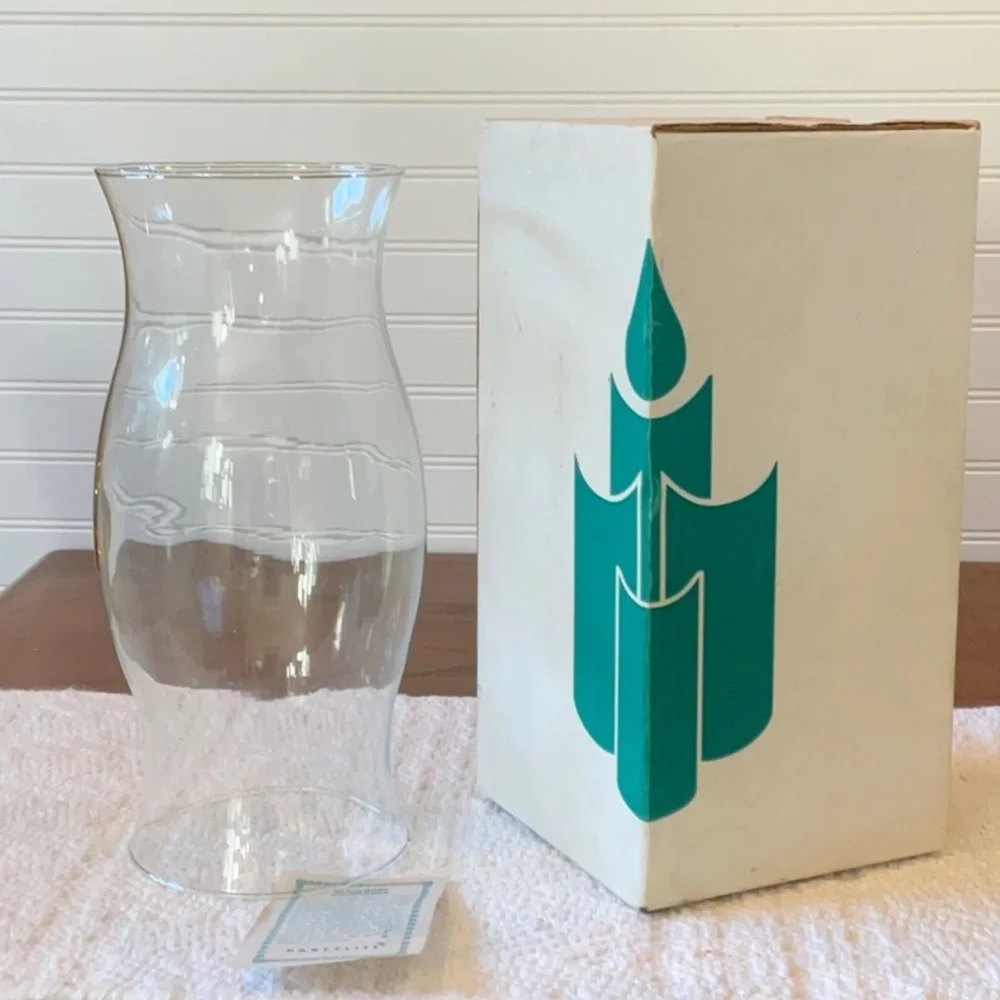 Partylite 12” Clear Glass Hurricane Shade N6094